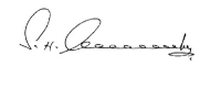 chairman signature